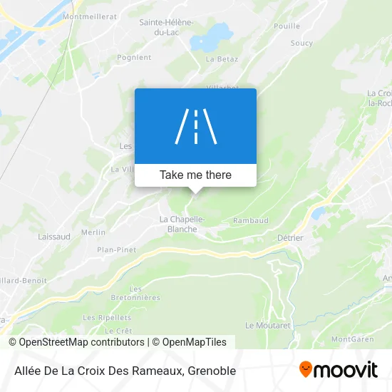 Allée De La Croix Des Rameaux map