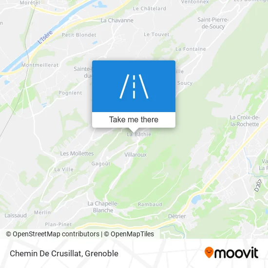 Chemin De Crusillat map