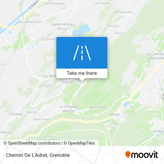 Chemin De L'Adret map