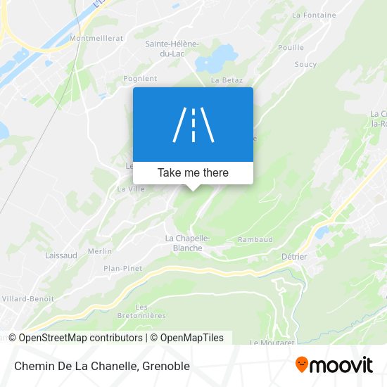Chemin De La Chanelle map