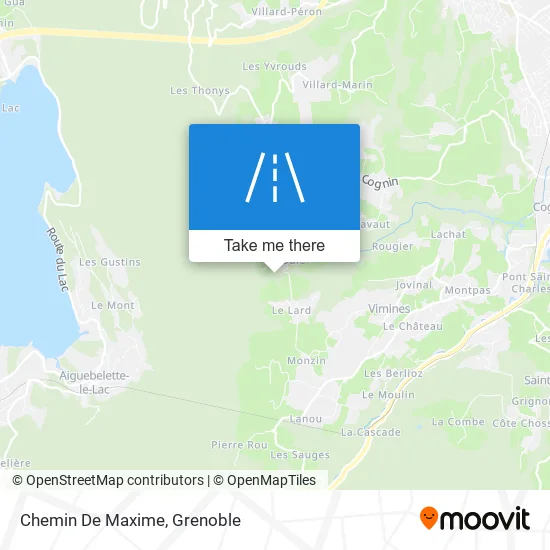 Chemin De Maxime map