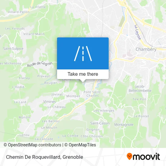 Chemin De Roquevillard map