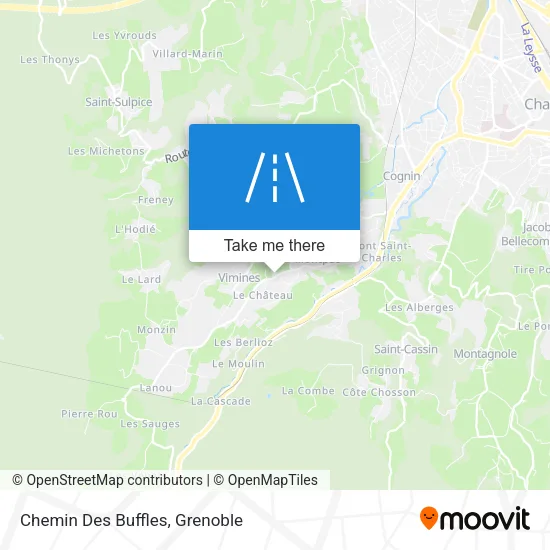Chemin Des Buffles map