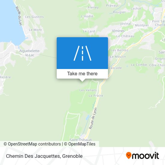 Chemin Des Jacquettes map