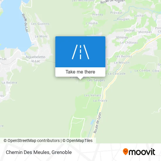 Chemin Des Meules map