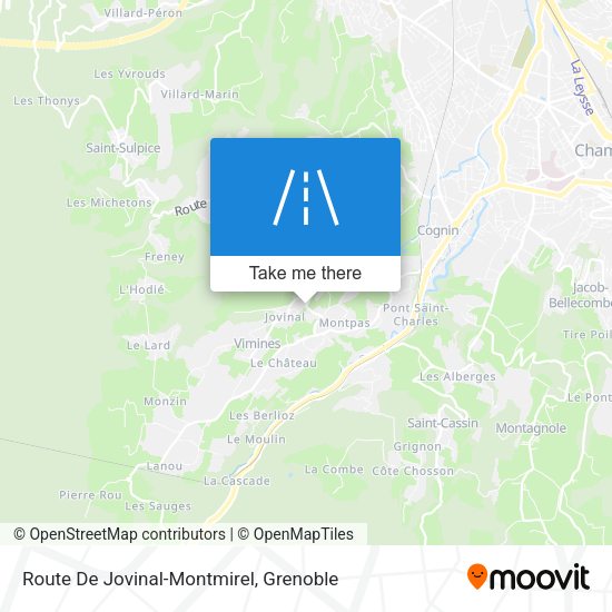 Route De Jovinal-Montmirel map