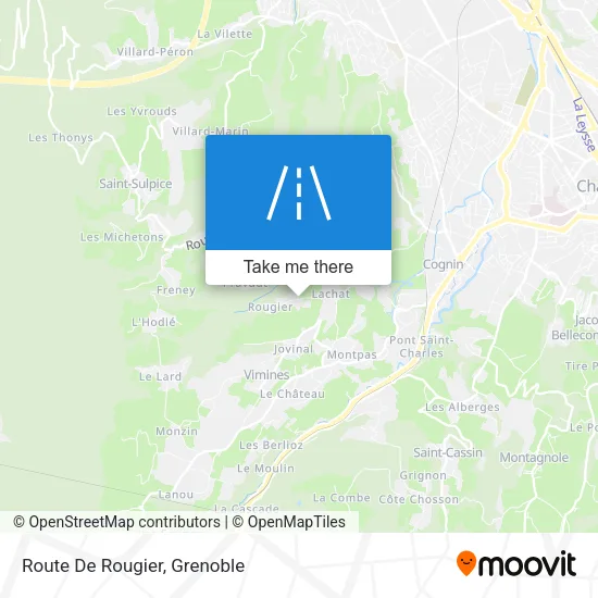 Route De Rougier map