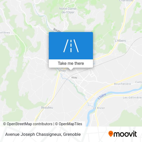 Avenue Joseph Chassigneux map