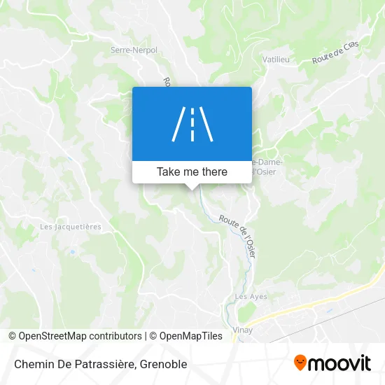 Chemin De Patrassière map