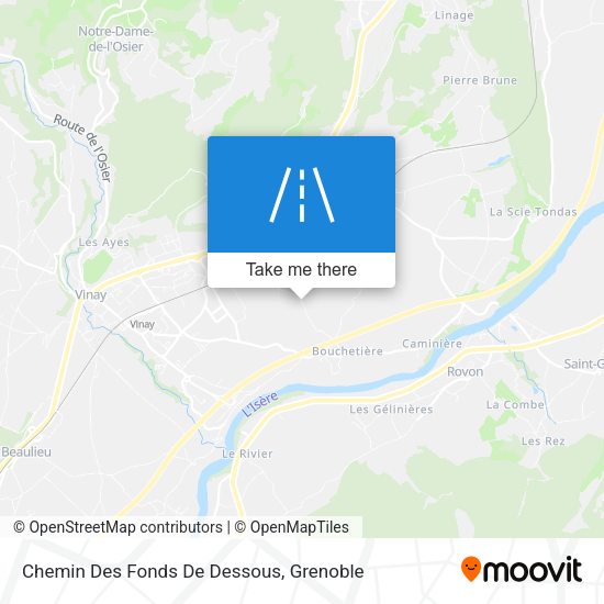 Chemin Des Fonds De Dessous map