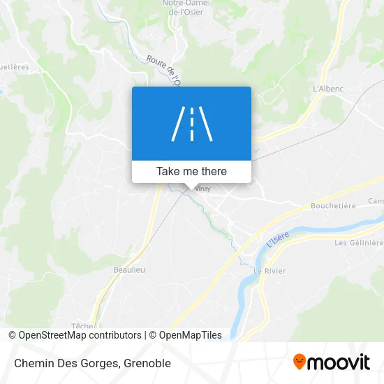 Chemin Des Gorges map