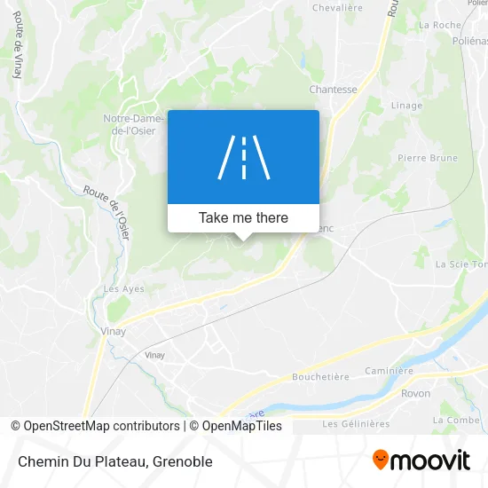 Chemin Du Plateau map