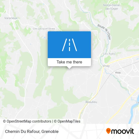 Chemin Du Rafour map
