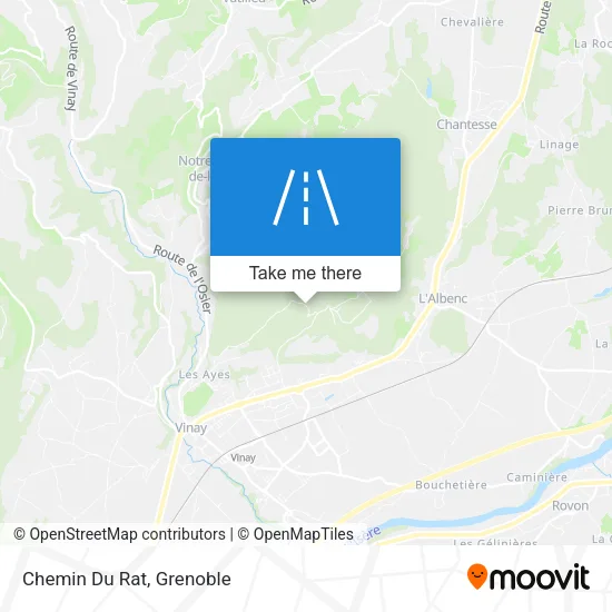 Chemin Du Rat map