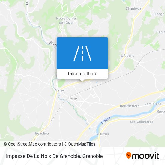 Impasse De La Noix De Grenoble map