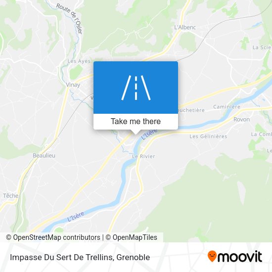 Impasse Du Sert De Trellins map
