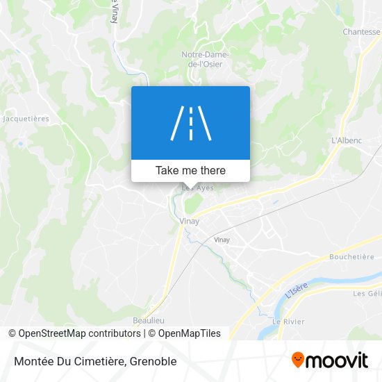 Montée Du Cimetière map