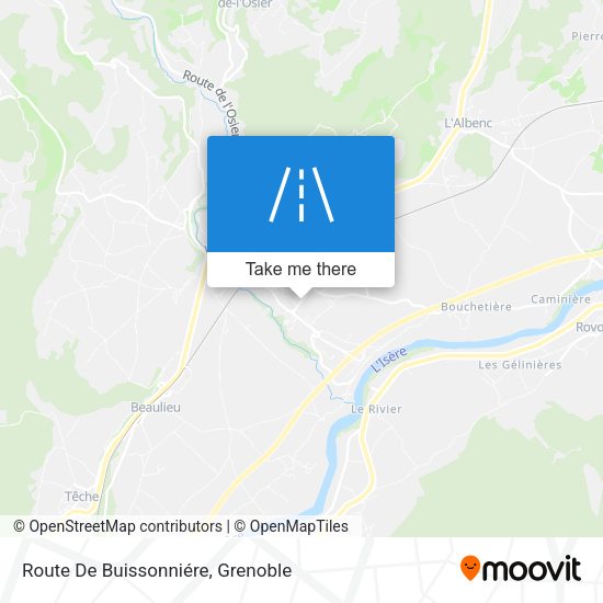 Route De Buissonniére map