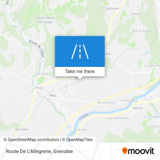 Route De L'Allégrerie map