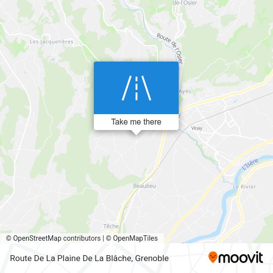 Route De La Plaine De La Blâche map