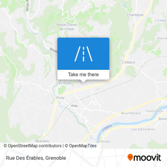 Rue Des Érables map