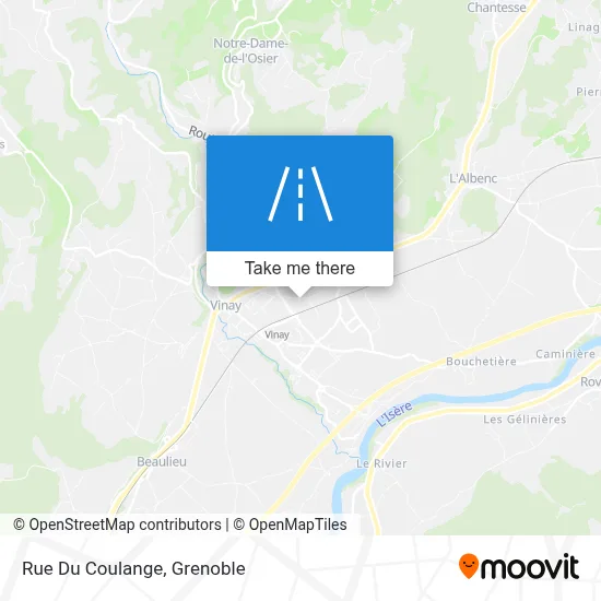 Rue Du Coulange map
