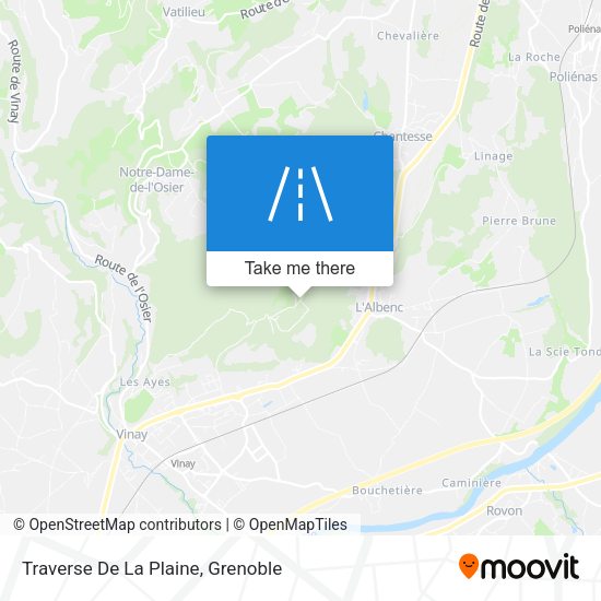 Traverse De La Plaine map