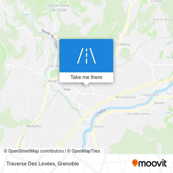 Traverse Des Levées map