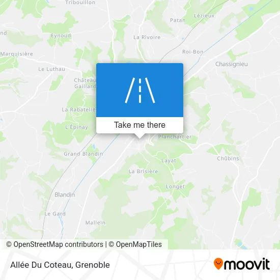 Allée Du Coteau map