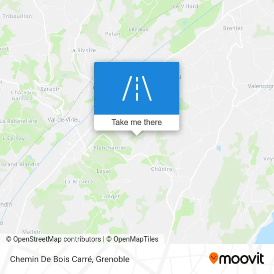 Chemin De Bois Carré map
