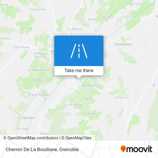 Chemin De La Bouillane map