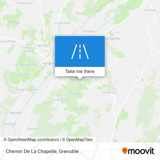 Chemin De La Chapelle map