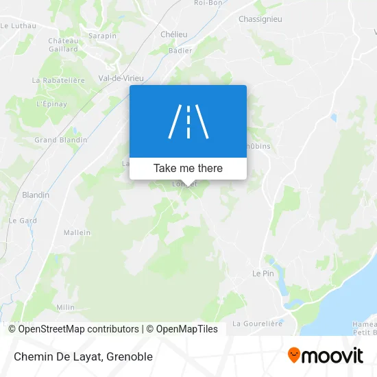 Chemin De Layat map