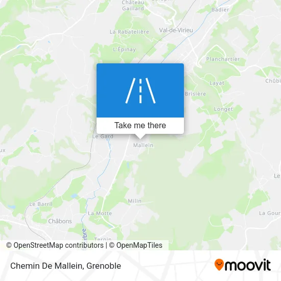 Chemin De Mallein map