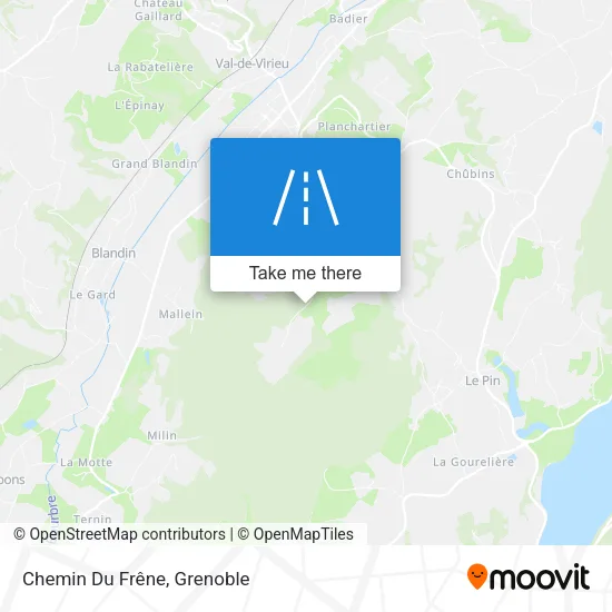 Chemin Du Frêne map