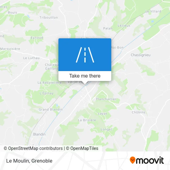 Le Moulin map