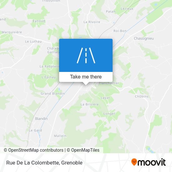 Rue De La Colombette map