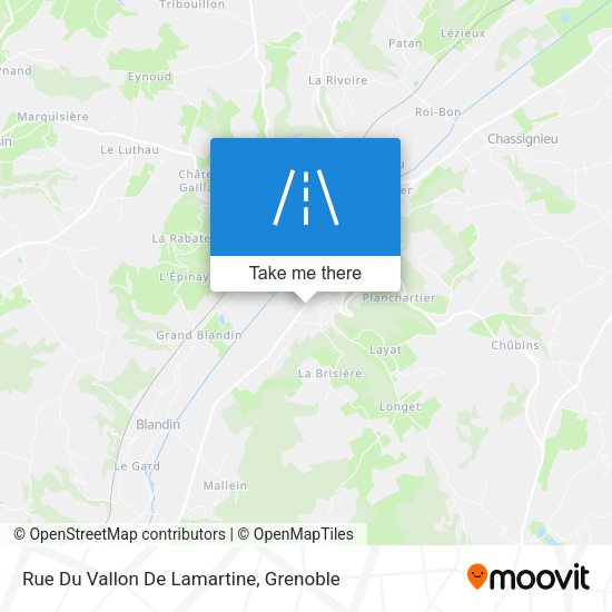 Rue Du Vallon De Lamartine map