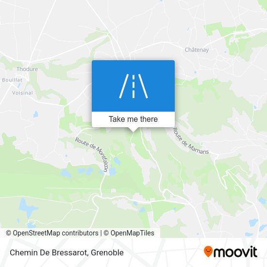 Chemin De Bressarot map