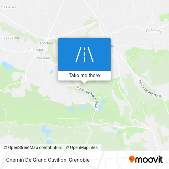 Chemin De Grand Cuvillon map