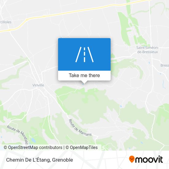 Chemin De L'Étang map