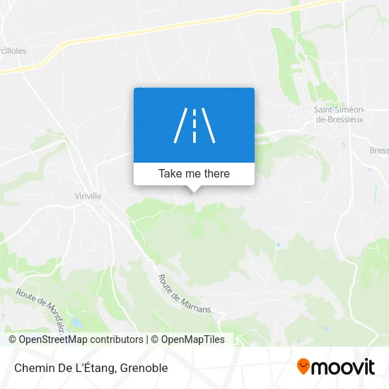 Chemin De L'Étang map