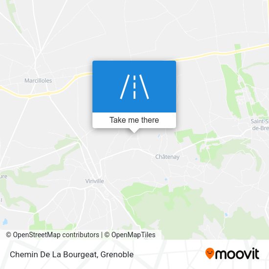 Chemin De La Bourgeat map