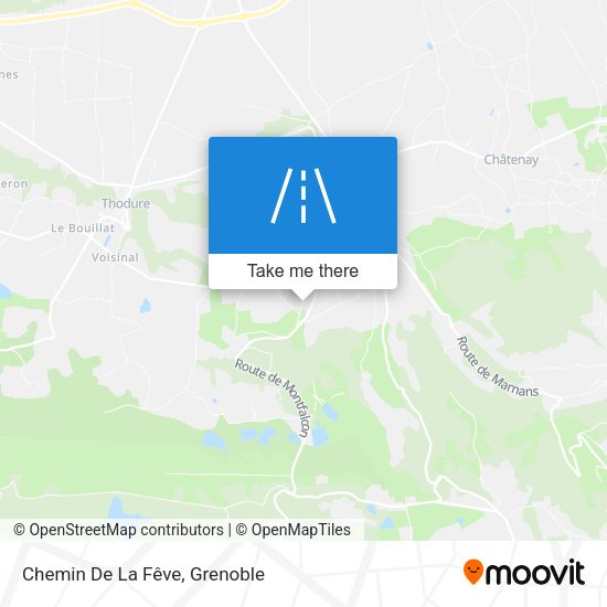 Chemin De La Fêve map