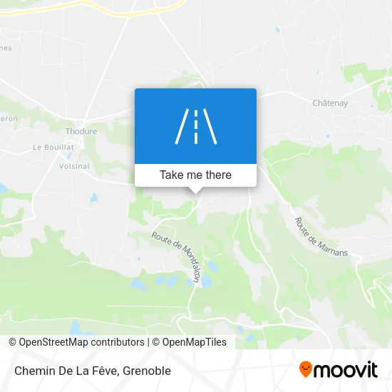 Chemin De La Fêve map