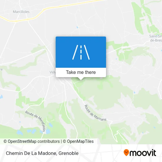 Chemin De La Madone map