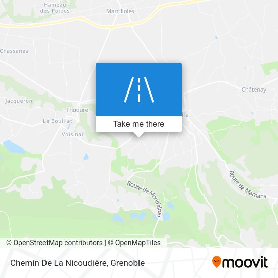 Chemin De La Nicoudière map