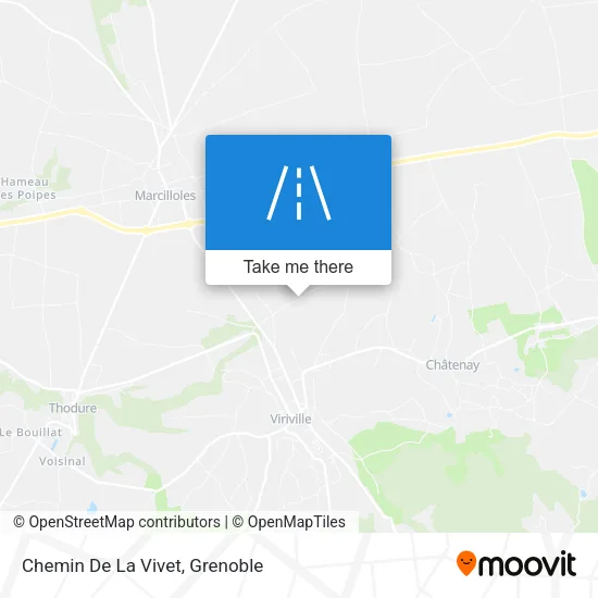 Chemin De La Vivet map