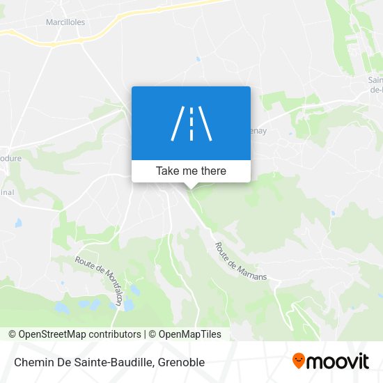 Chemin De Sainte-Baudille map