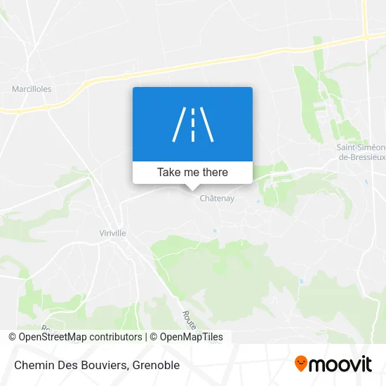 Chemin Des Bouviers map